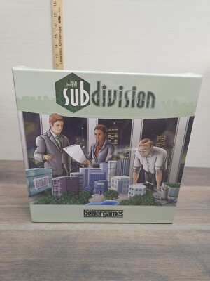 Brand New! Bezier Boardgame Subdivision Box SEALED!