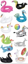 Violette Stickers Animal Summer Pool Floats  Scrapbook Craft Planner Supply