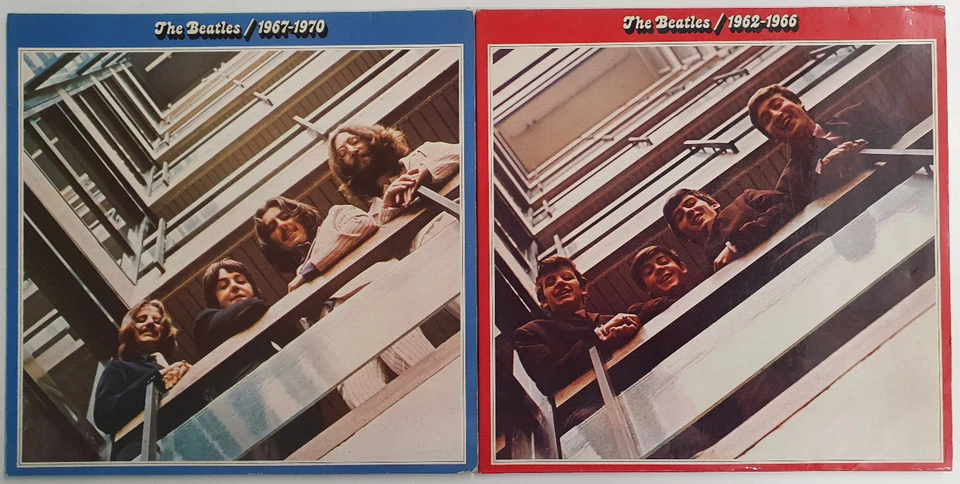 The Beatles Sammlung - Red + Blue Album (1962-1966 + 1967-1970) Vinyl Bundle VG- - Bild 1 von 1