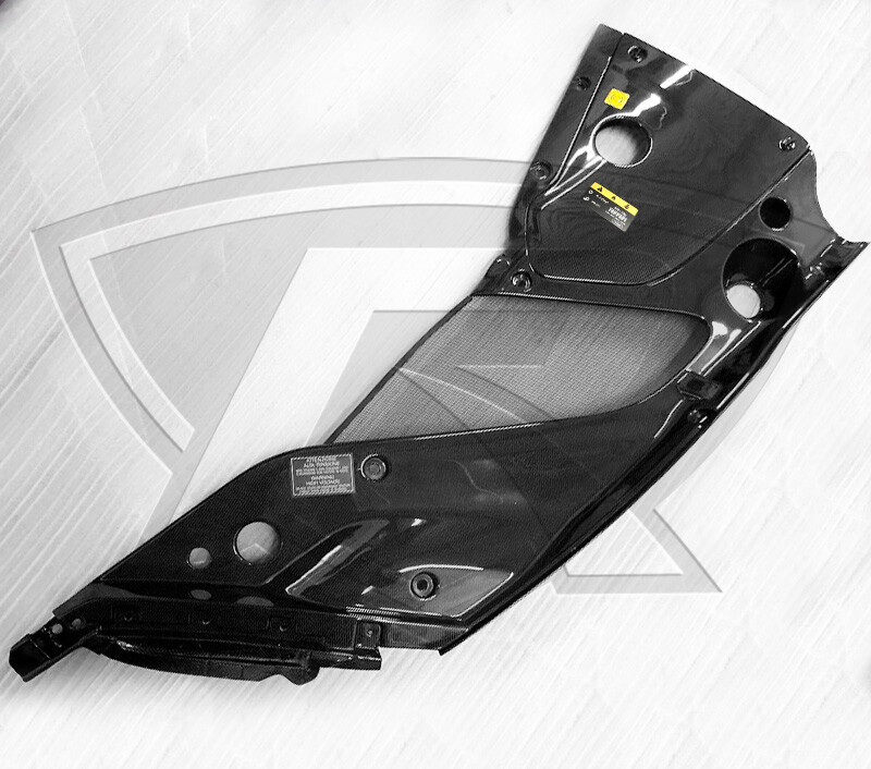 Ferrari 812 Superfast Carbon Fiber Engine Bay Panels (Incl. all OEM Stickers)