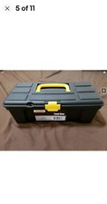 12-inch Tool Box Black/Yellow Yellow