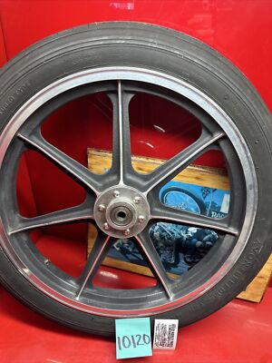 Harley Morris Mag 19” Chrome Ness digger Front Wheel Dual disk