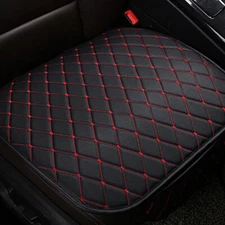 Car Interior Accessories Front Seat Pad Mat Cover Cushion Protector Black & Red