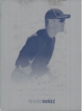 RENATO NUNEZ 2011 Just LIMITED Rookie Press Plate RC 1/1