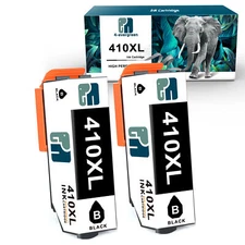 2PACK 410XL HY Black Ink Cartridge For Epson Expression XP830 XP640 XP630 XP530