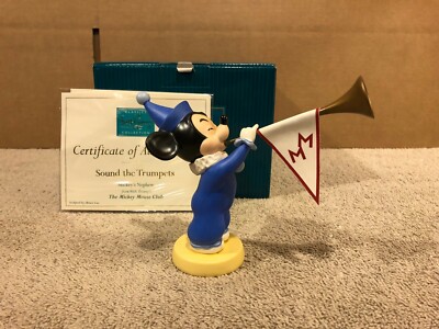 WDCC Walt Disney "Sound the Trumpets" Mickey's Nephew from Mickey Mouse Club MIB WDCC Walt Disney "Sound the Trumpets" Mickey's Nephew from Mickey Mouse Club MIB