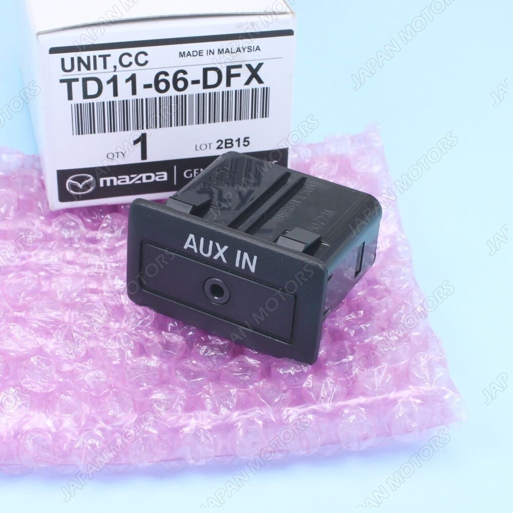 OEM Genuine 07-09 Mazda CX-9 Auxiliary Jack Input Port Adapter