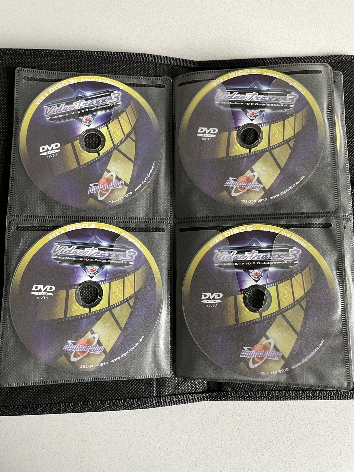 Digital Juice VideoTraxx 3 Film & Video Stock Footage Library 34 DVD