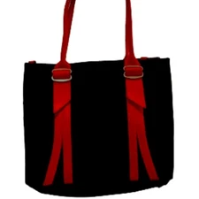 Vintage Jack Gomme Paris Black Canvas Tote, Unisex Lightweight Shoulder Bag