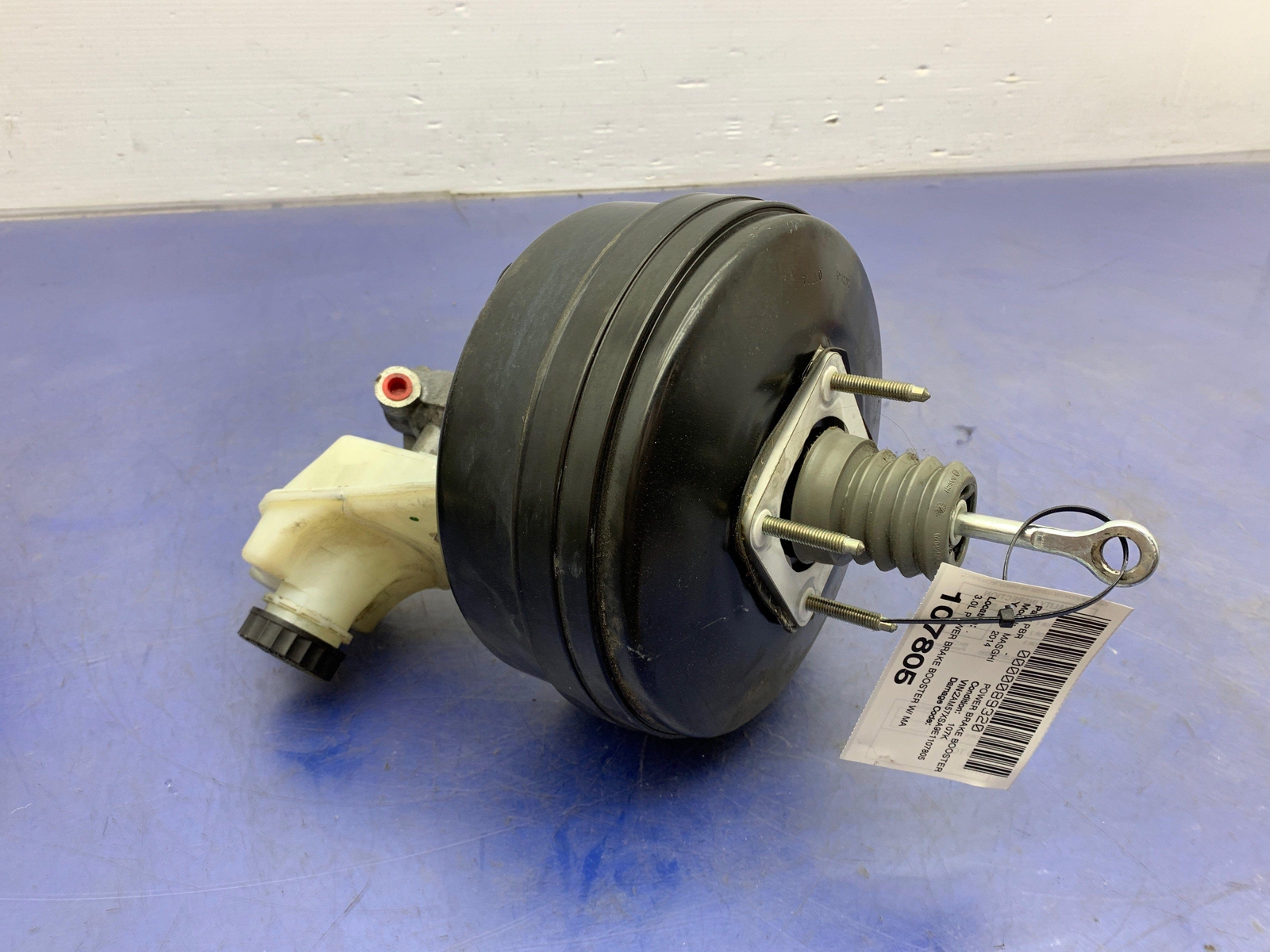 2014 - 2016 MASERATI GHIBLI OEM POWER BRAKE BOOSTER W/ MASTER CYLINDER 670006653