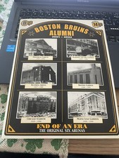 Boston Bruins Alumni 2001-2002 Program AUTOGRAPHED 4 Signatures Hockey
