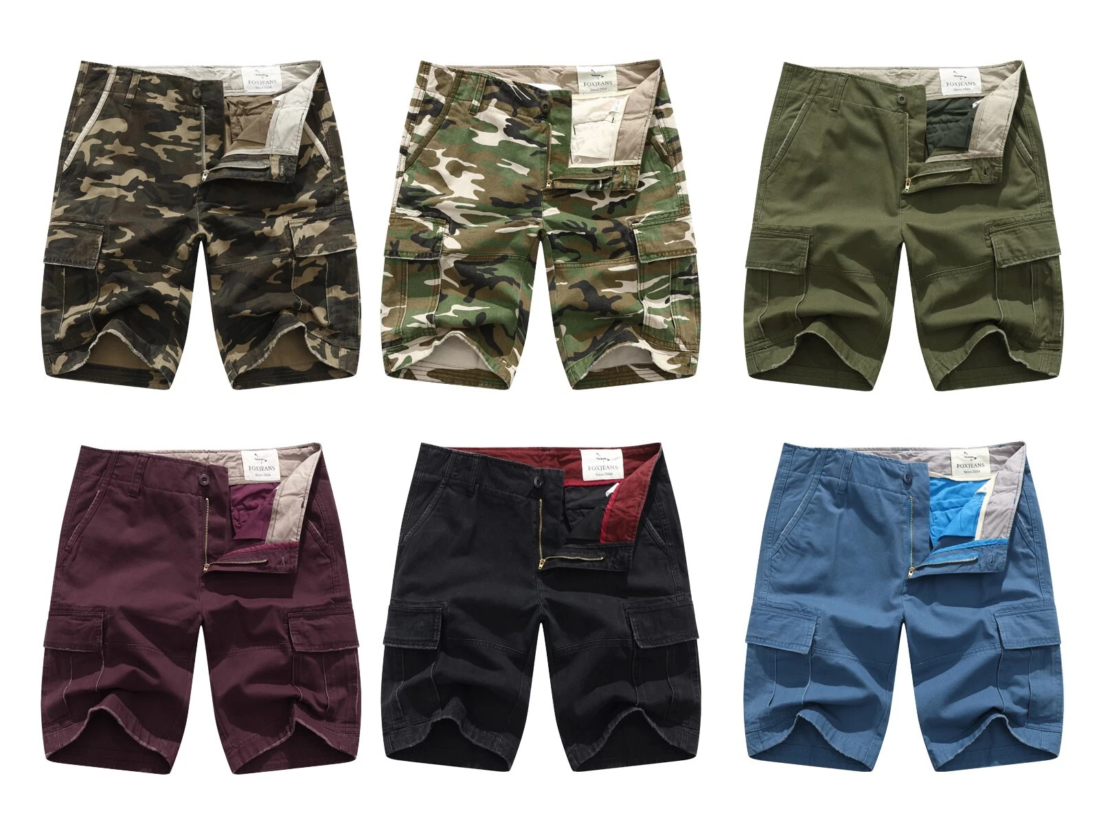 FOX JEANS Men's Edwin Casual Cargo Work Shorts SIZE 32-44
Opens in a new window or tab