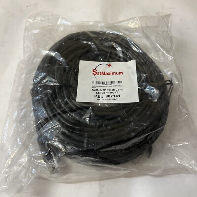 Satmaximum Cat5e UTP Patch Cord 100 Ft 907141