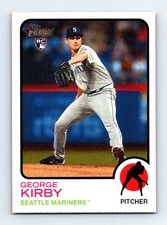 #677 2022 Topps Heritage { George Kirby RC Seattle Mariners