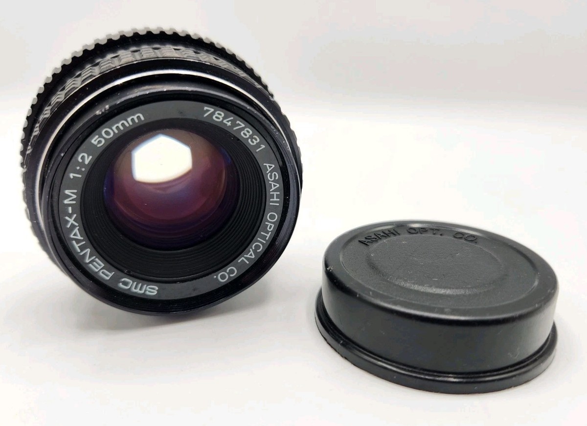 Vintage Pentax-M SMC 50MM 1:2 Asahi Optical Co. Camera Lens