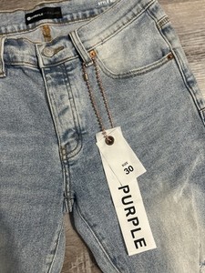 かづき】PURPLE BRAND スキニーデニム ライトブルー Purple Brand P001