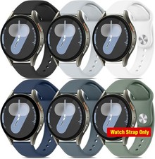 6 Pack Only Strap For Samsung Galaxy Watch 40mm Silicone Sport Soft Adjustable
