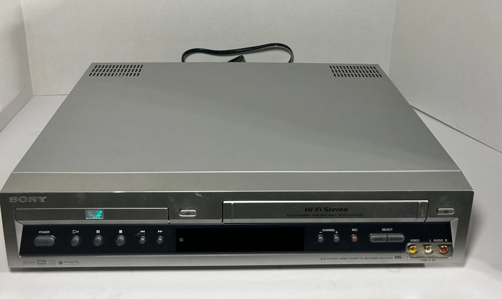 Sony SLV-D100 VCR DVD Combo VHS Recorder DVD Player no remote TESTED