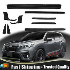 For 2019-2022 Subaru Forester Sk Sti Style Body Kit Side Spoiler Splitter Lip For 2019-2022 Subaru Forester Sk Sti Style Body Kit Side Spoiler Splitter Lip