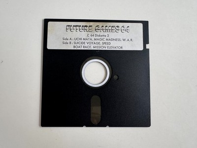 Future Games 64 Disk 2 / 5,25'' Diskette Floppy für Commodore 64 / C64