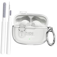 Compatible with JBL Vibe 200TWS/JBL Vibe Beam/Beam 2 Case Cover Lock Clip Clear
