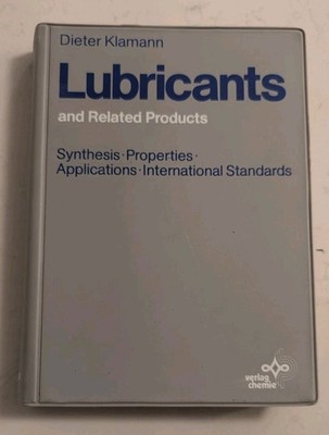 Lubricants and related products: Synthesis, properties, applications... 
