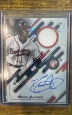 2025 Topps Pristine - Pristine Pieces Autograph Relics David Justice #PPAR-DJ...