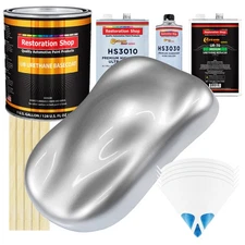 Iridium Silver Metallic Premium Gallon Kit URETHANE BASECOAT Car Auto Paint Kit