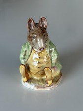 Beswick Beatrix Potter Figurine - SAMUEL WHISKERS - BP2a Gold Oval backstamp