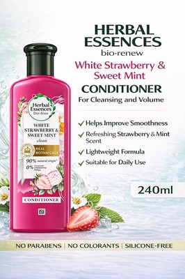 Herbal Essences White Strawberry Sweet Mint Conditioner 240ml Volume