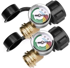 Propane Tank Gauge Level Indicator Leak Detector for 5lb to 40lb Propane Tank...