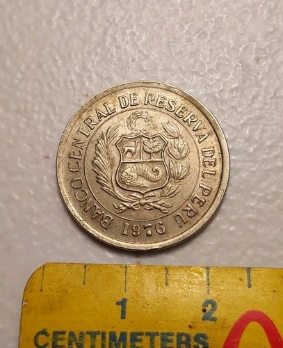 Münze Peru 5 Soles de Oro 1976 - Bild 1 von 2
