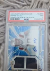 2024 Drake Maye Topps Resurgence Blue SurgeAmped Up Rookie Patch Auto Out Of 99
