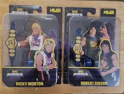 Big Rubber Guys LJN Ricky Morton Robert Gibson Rock 'N' Roll Express Major NWA 