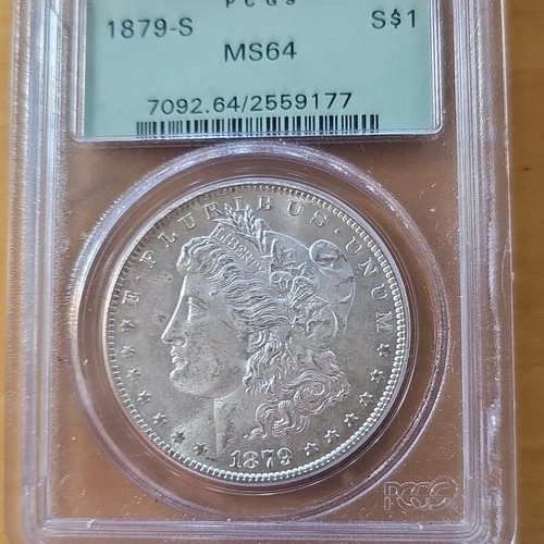 1879-S Morgan Dollar PCGS MS64 San Francisco Silver $1 Coin