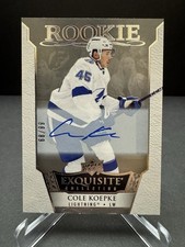 2022-23 Upper Deck Exquisite Collection Cole Koepke Rookie Auto 68/99