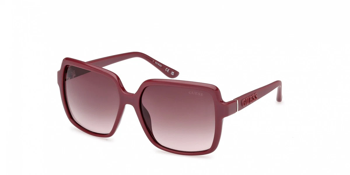 NWT Guess GU7813-57F-58 Bordeaux Square 58mm Sunglasses GUESS Red Square Sunglasses for Women for sale | eBay main image 4