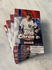 2026 Topps Chrome MLB Baseball Hobby Box Sealed - 1 Autograph, 80 Cards
