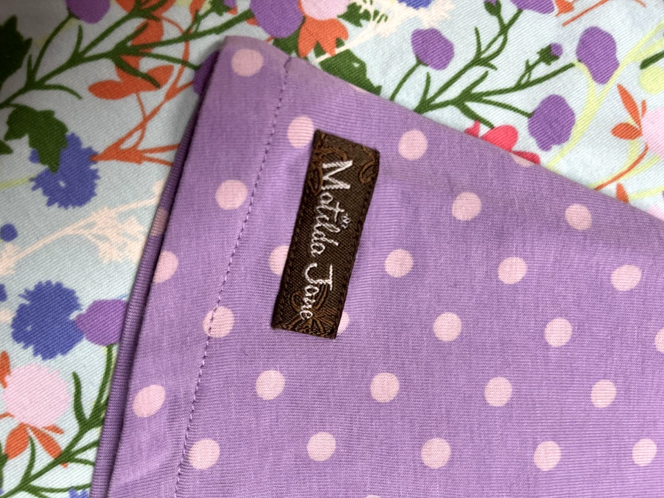 Vestido MATILDA JANE Talla 8 Flores Primavera Vamos Juntos Niñas Púrpura #A28 Foto 4 de 4