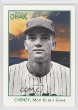 2011 TRISTAR Obak Green /25 Tom Cheney #11