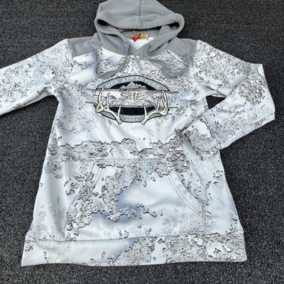 SHE Outdoor Hoodie Womens XS Camo Pullover Her Adventure Starts Here Antler