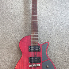 Adam Black Libra 4/4 Right-Handed Solid Ash Body Red 6-String Electric Guitar