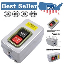 AC 220V/380V 10A Push Button Switch - Versatile Control for Electric Motors