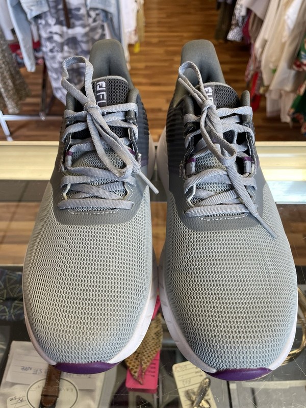 FootJoy FJ Flex SL 95721 Grey Purple Women Spikeless Golf Shoes 9M