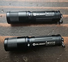 2 x Olight i3E EOS Keychain Flashlight 90 Lumens (Black)