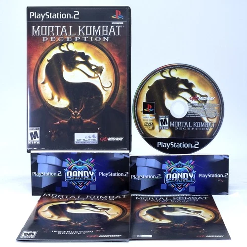 Mortal Kombat Deception PS2 CIB W/ Manual - PlayStation 2
