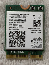 Intel Wi-Fi 6 AX201 M.2 2230 Module AX201NGW 