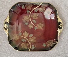 Antique Carlton Ware Rouge Royale Decorative Plate. Free P&P.