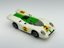 Aurora AFX PORSCHE 917 - White Green HO Slot Car 1973