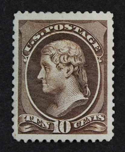 CKStamps: US Stamps Collection Scott#209b 10c Jefferson Unused Regum